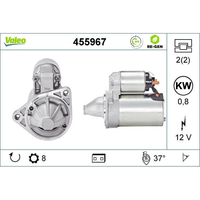 Valeo Anlasser 455967 Valeo Anlasser 455967