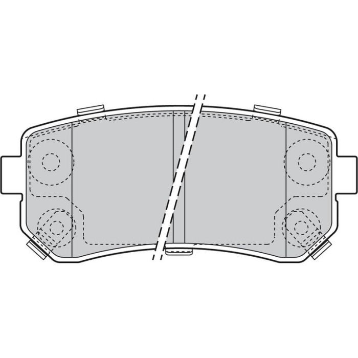 Valeo Bremsbelagsatz 598867 Valeo Bremsbelagsatz 598867