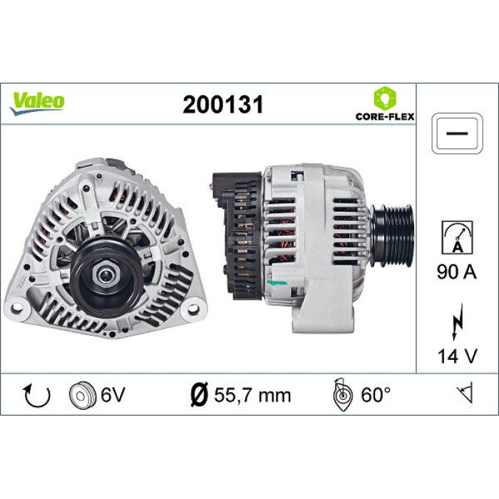 Valeo Lichtmaschine 200131 Valeo Lichtmaschine 200131