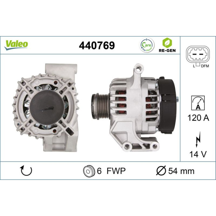 Valeo Lichtmaschine 440769 Valeo Lichtmaschine 440769