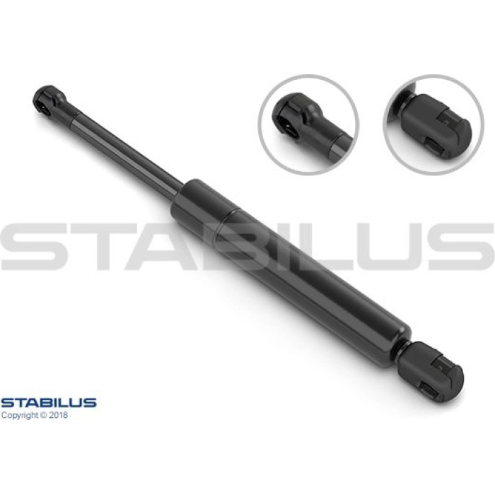 Stabilus Gasdruckfeder (Gasfeder), Motorhaubendämpfer, 850 N, 234 mm - 0488VQ Stabilus Gasdruckfeder (Gasfeder), Motorhaubendämpfer, 850 N, 234 mm - 0488VQ