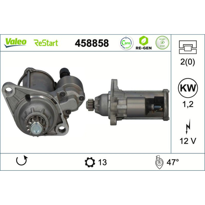 Valeo Anlasser 458858