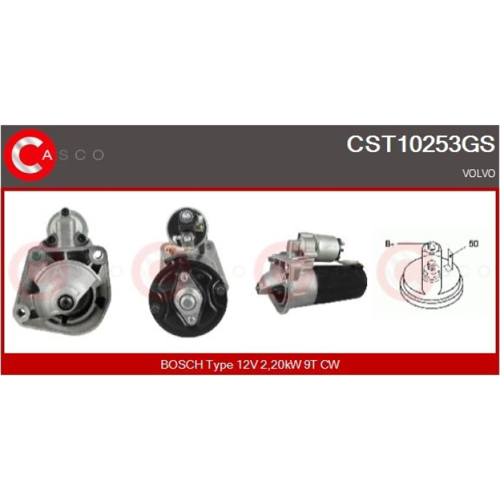 CASCO Anlasser CST10253GS CASCO Anlasser CST10253GS