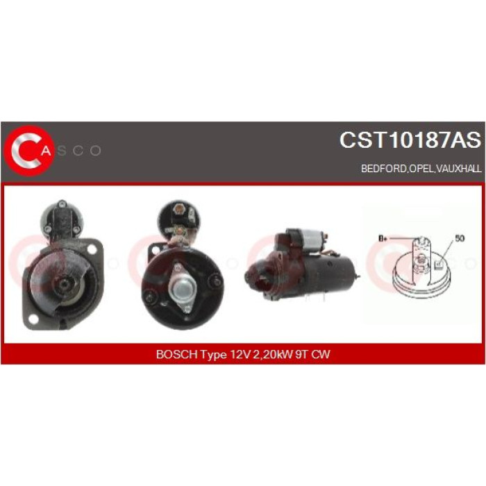 CASCO Anlasser CST10187AS CASCO Anlasser CST10187AS