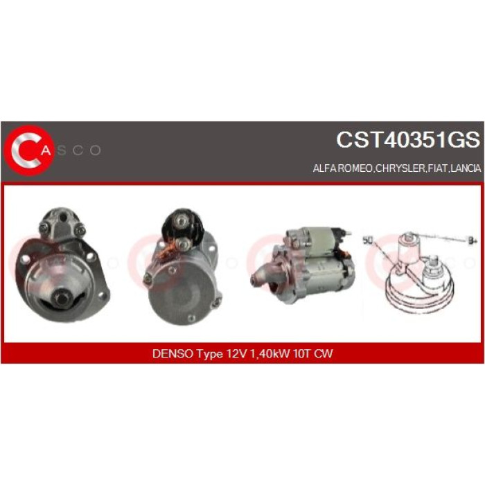 CASCO Anlasser CST40351GS CASCO Anlasser CST40351GS
