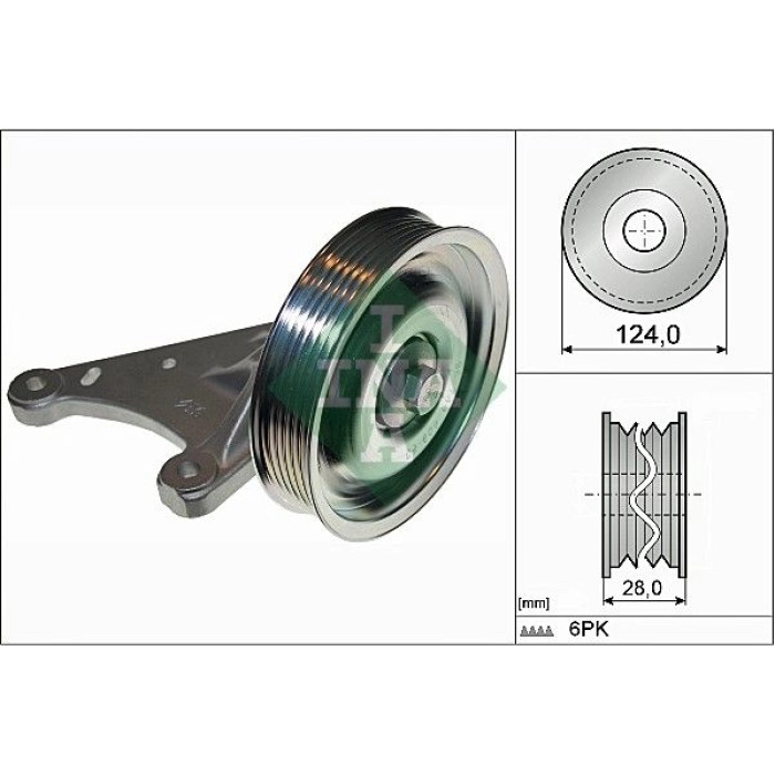 Umlenk-/Führungsrolle, Keilrippenriemen 532 0773 10 Umlenk-/Führungsrolle, Keilrippenriemen 532 0773 10