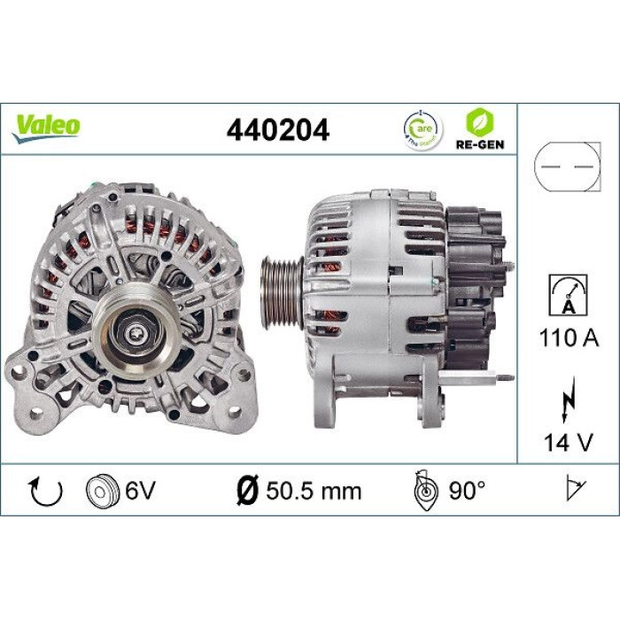 Valeo Lichtmaschine 440204 Valeo Lichtmaschine 440204