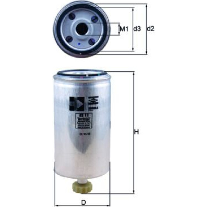 MAHLE Kraftstofffilter KS 11
