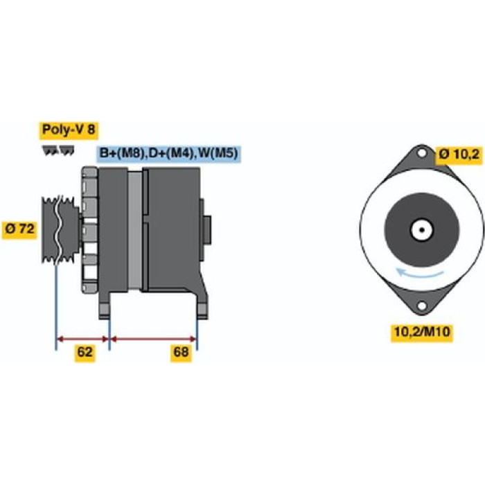 Bosch Generator 6033GB3033 Bosch Generator 6033GB3033