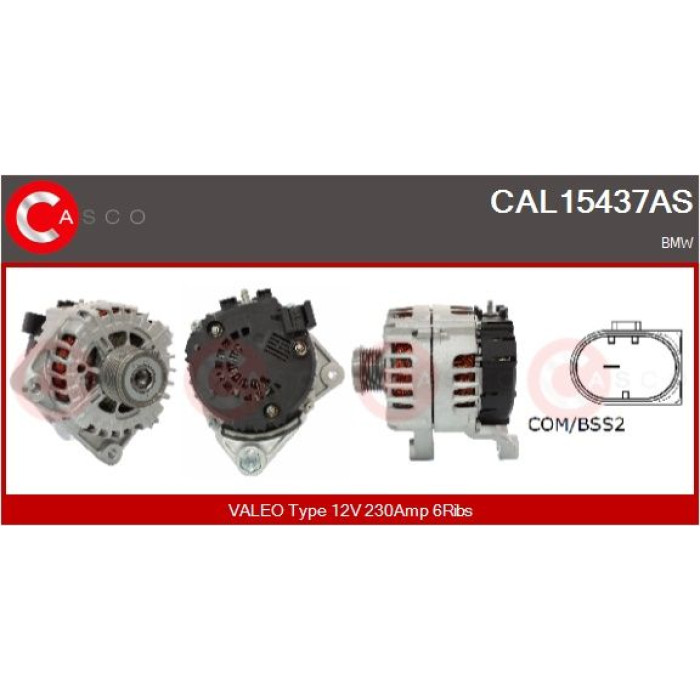 CASCO Generator CAL15437AS CASCO Generator CAL15437AS