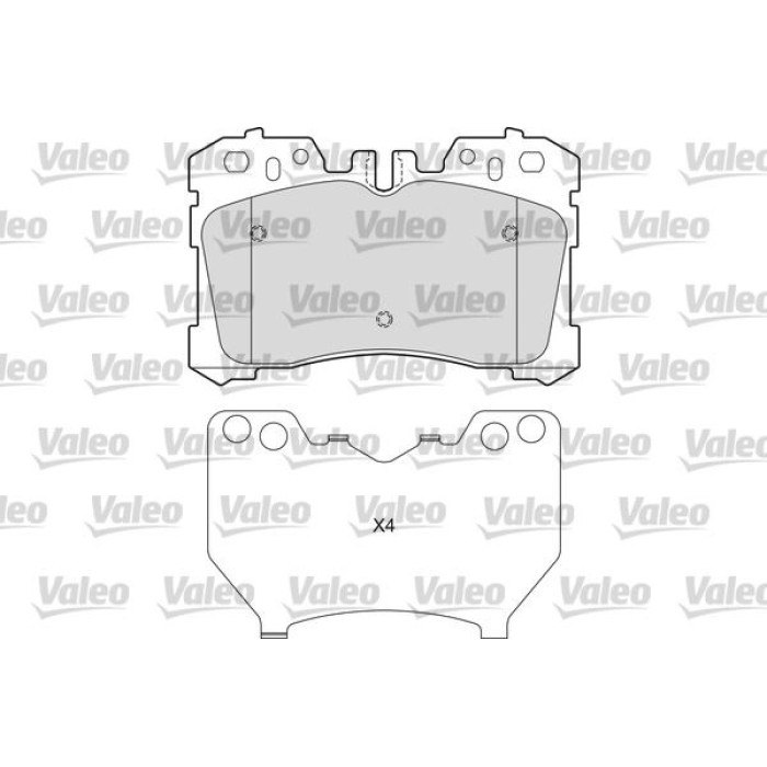 Valeo Bremsbelagsatz 601654 Valeo Bremsbelagsatz 601654