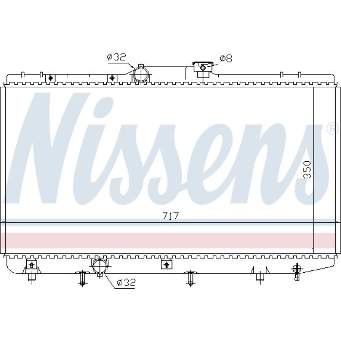 Nissens Wasserkühler PKW 648321 Nissens Wasserkühler PKW 648321