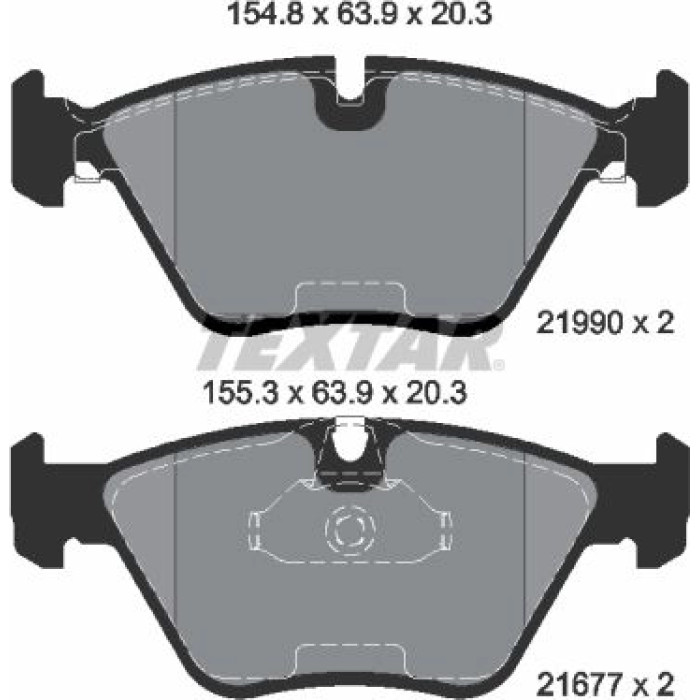 Textar Bremsbelagsatz 2199081 – ePad Textar Bremsbelagsatz 2199081 – ePad