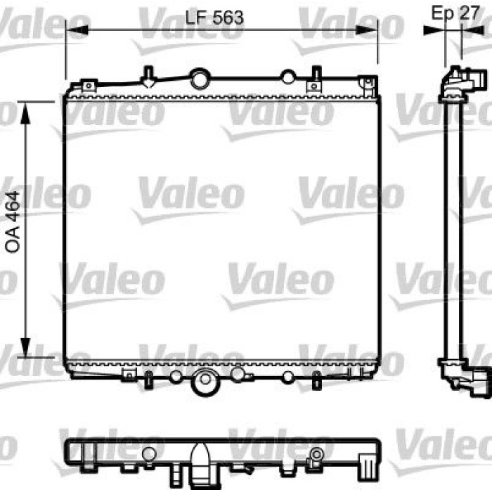 Valeo Motorkühler 732945