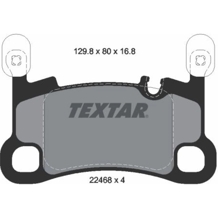 Textar Bremsbelagsatz 2246801 Textar Bremsbelagsatz 2246801