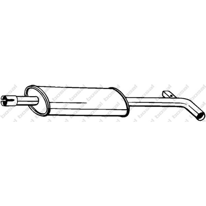 Bosal Schalldämpfer 200-021 Bosal Schalldämpfer 200-021