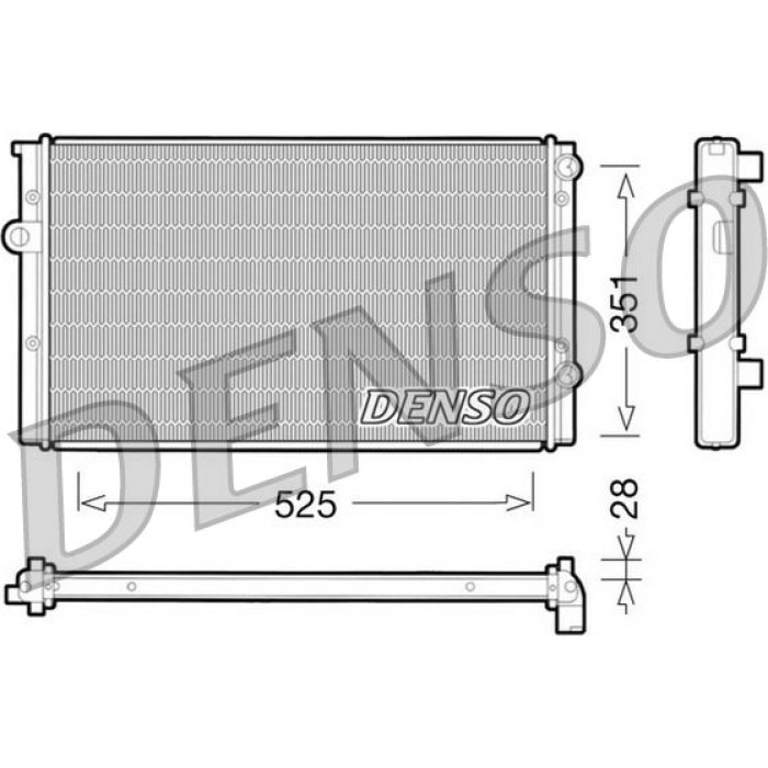 Denso Motorkühler DRM32028 Denso Motorkühler DRM32028