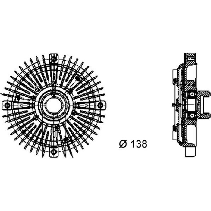 Kupplung, K÷hlerl Nach CFC 47 000P Kupplung, K÷hlerl Nach CFC 47 000P