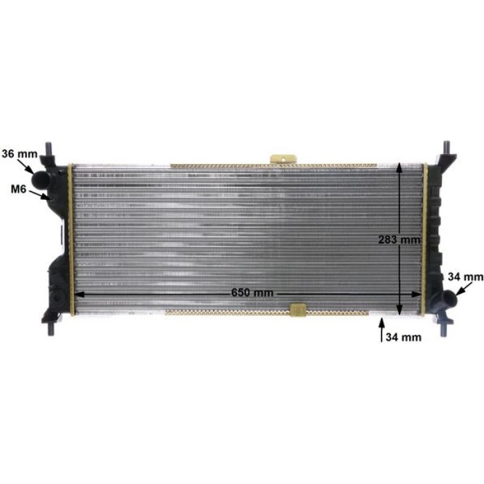MAHLE Kühler, Motorkühlung CR 286 000S MAHLE Kühler, Motorkühlung CR 286 000S