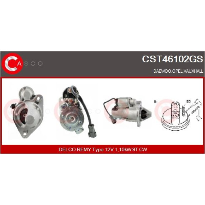CASCO Anlasser CST46102GS CASCO Anlasser CST46102GS
