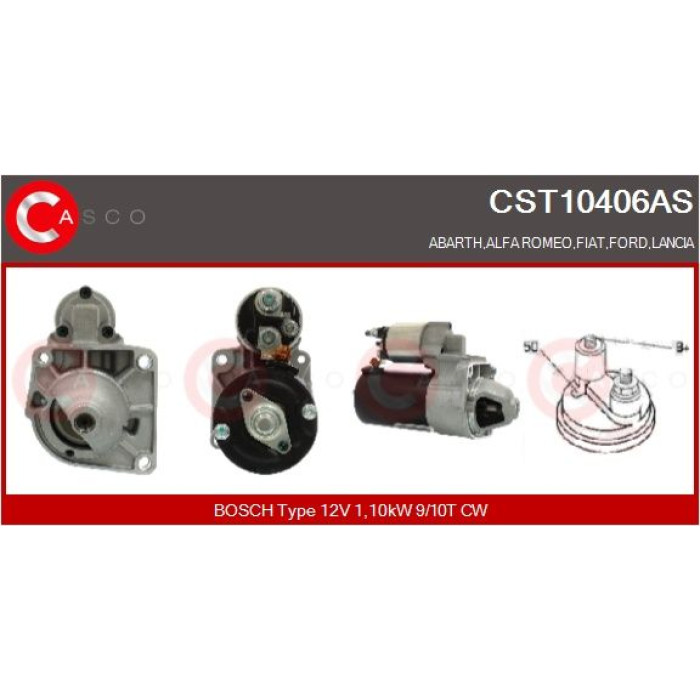 CASCO Anlasser CST10406AS CASCO Anlasser CST10406AS