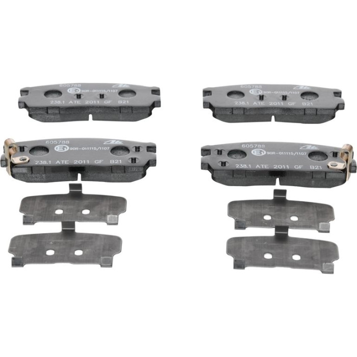 ATE Bremsbelagsatz Opel Hinterachse Antara 06 13.0460-5788.2 ATE Bremsbelagsatz Opel Hinterachse Antara 06 13.0460-5788.2