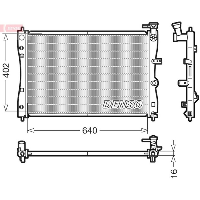 Denso Motorkühler DRM45005 Denso Motorkühler DRM45005