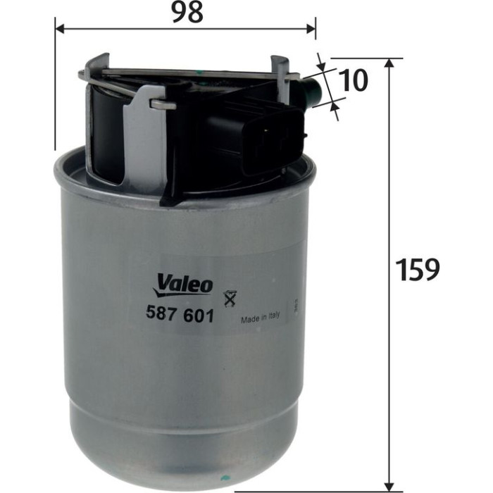 Valeo Kraftstofffilter 587601 Valeo Kraftstofffilter 587601