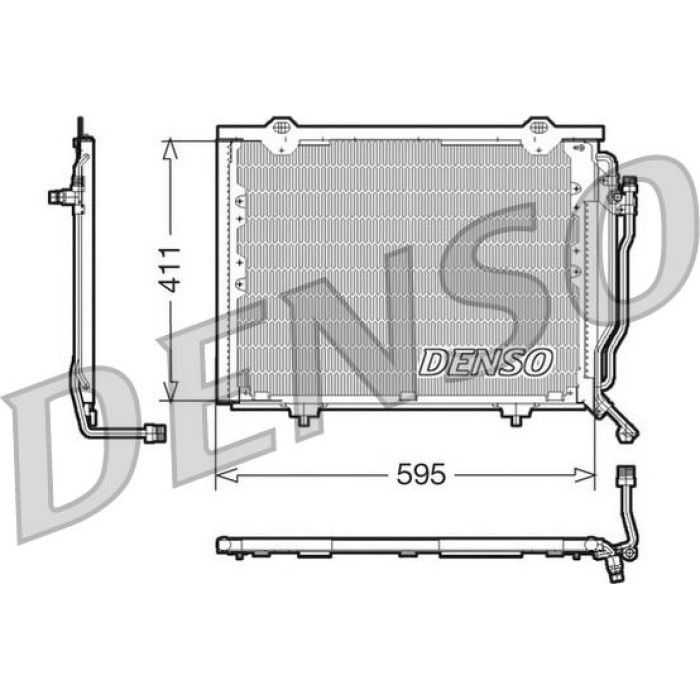 Denso Klimakondensator DCN17016 Denso Klimakondensator DCN17016