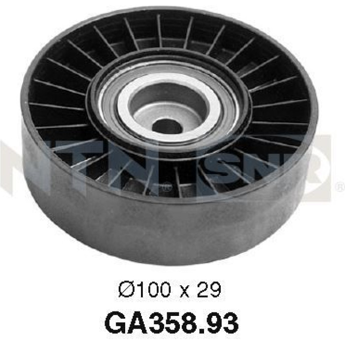 SNR Umlenk-/Führungsrolle, Keilrippenriemen GA358.93 SNR Umlenk-/Führungsrolle, Keilrippenriemen GA358.93