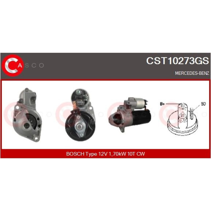 CASCO Anlasser CST10273GS CASCO Anlasser CST10273GS