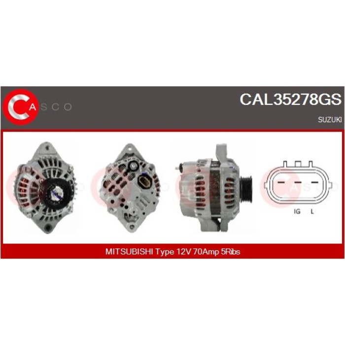 CASCO Generator CAL35278GS CASCO Generator CAL35278GS