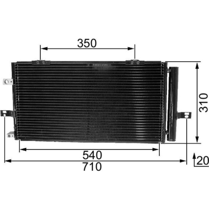 Kondensator, Klimaanlage AC 230 000S Kondensator, Klimaanlage AC 230 000S
