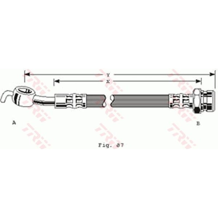 TRW Bremsschlauch PHD290 TRW Bremsschlauch PHD290