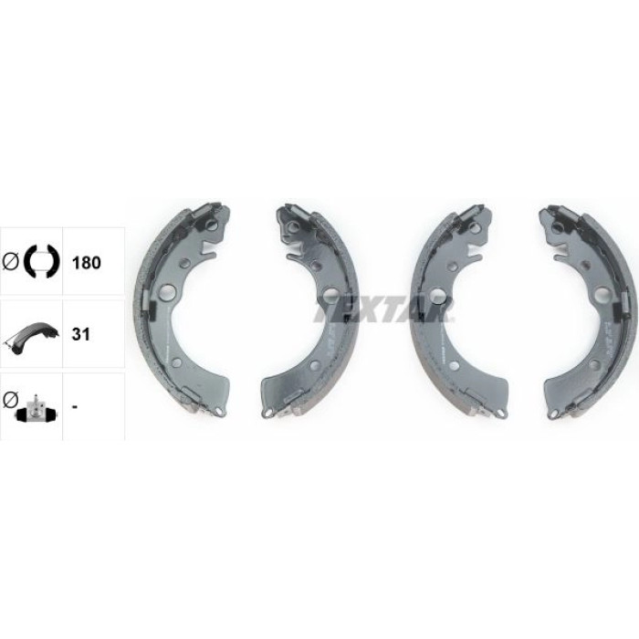 Textar Bremsbackensatz 91048700 Textar Bremsbackensatz 91048700