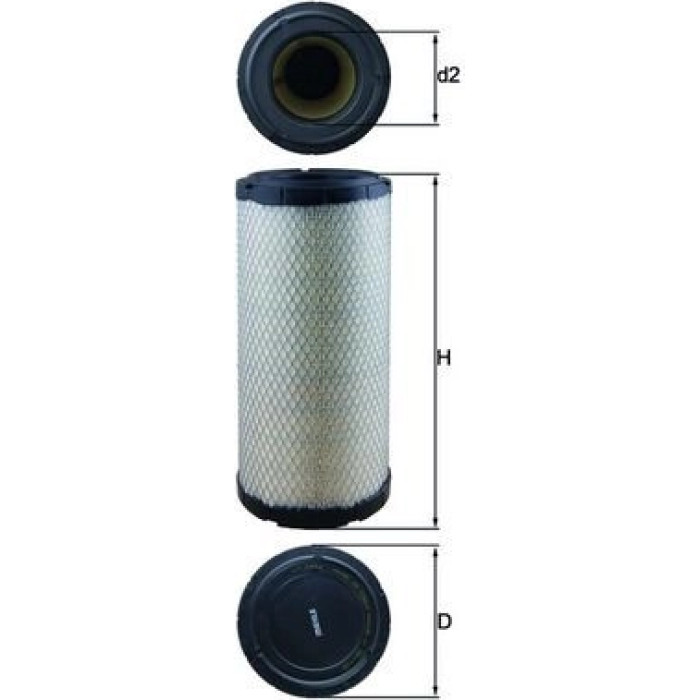 MAHLE Luftfilter LX 1241