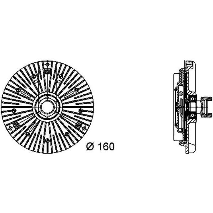 Kupplung, K÷hlerl Nach CFC 49 000P Kupplung, K÷hlerl Nach CFC 49 000P