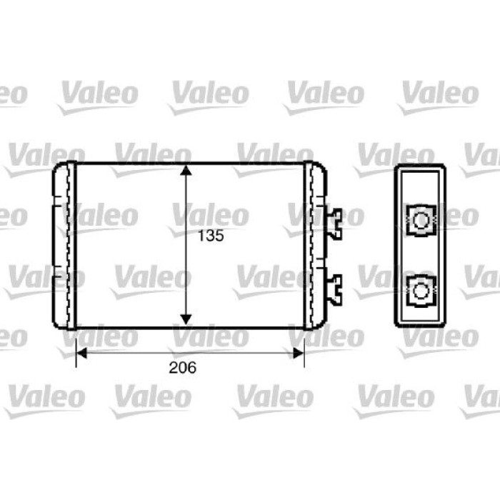 Valeo Wärmetauscher 812220 Valeo Wärmetauscher 812220