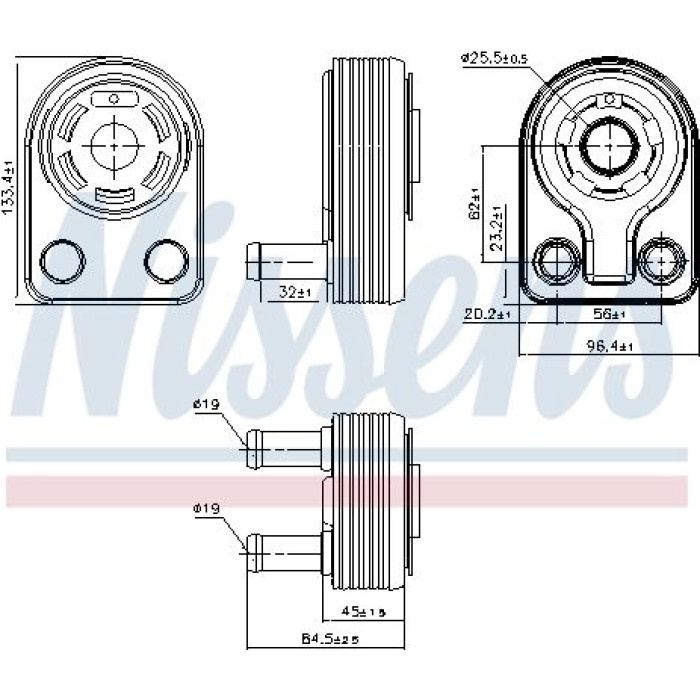 Nissens Ölkühler PKW 90971 Nissens Ölkühler PKW 90971