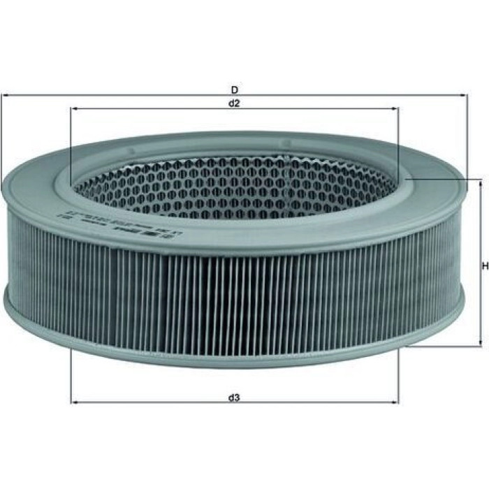MAHLE Luftfilter LX 264 MAHLE Luftfilter LX 264