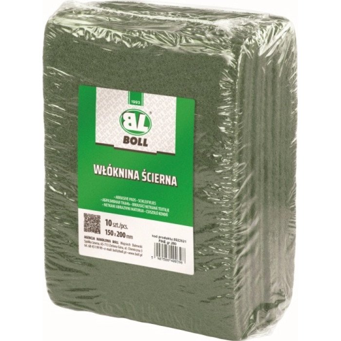 BOLL 22021 Schleifpad Fine grün 150 x 200 mm Körnung 280 10 Stück 0022021 BOLL 22021 Schleifpad Fine grün 150 x 200 mm Körnung 280 10 Stück 0022021