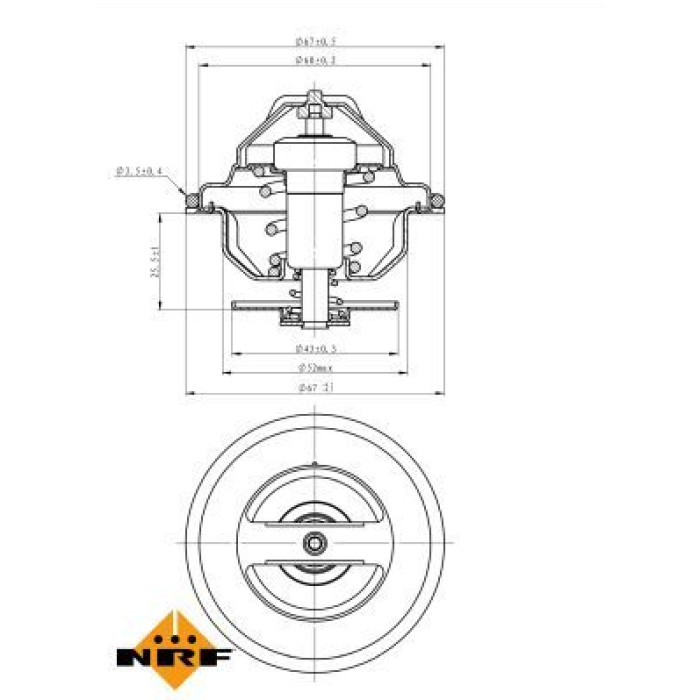 725047 NRF Thermostat 725047