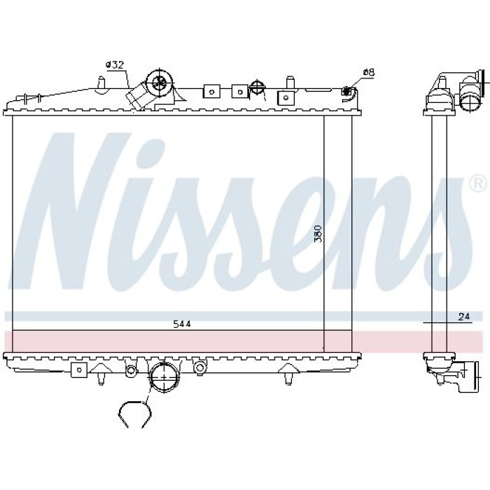 Nissens Wasserkühler PKW 61294A Nissens Wasserkühler PKW 61294A