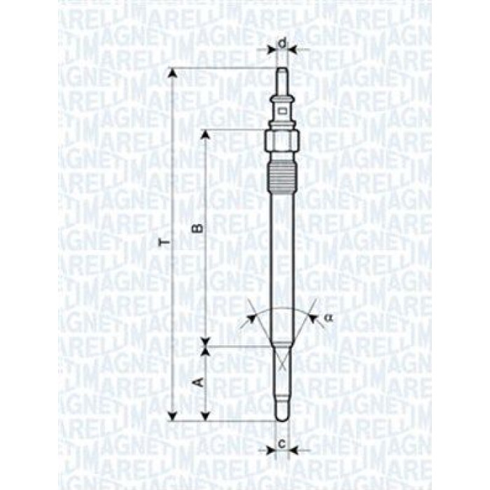 Magneti Marelli Glühkerze 062900012304