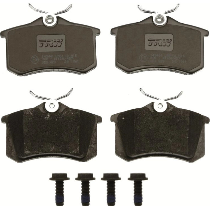 GDB823 TRW Bremsbeläge Hinterachse GDB823 GDB823 TRW Bremsbeläge Hinterachse GDB823