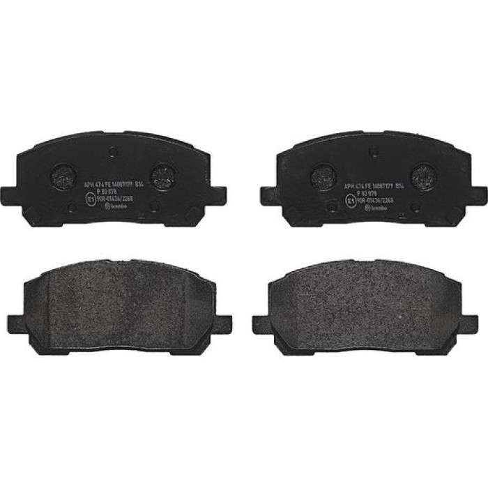 BREMBO Bremsklötze VA P 83 078 BREMBO Bremsklötze VA P 83 078