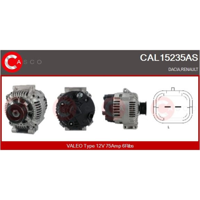 CASCO Generator CAL15235AS CASCO Generator CAL15235AS
