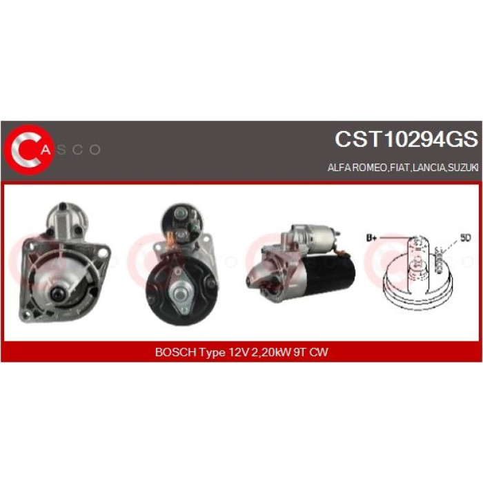CASCO Anlasser CST10294GS CASCO Anlasser CST10294GS