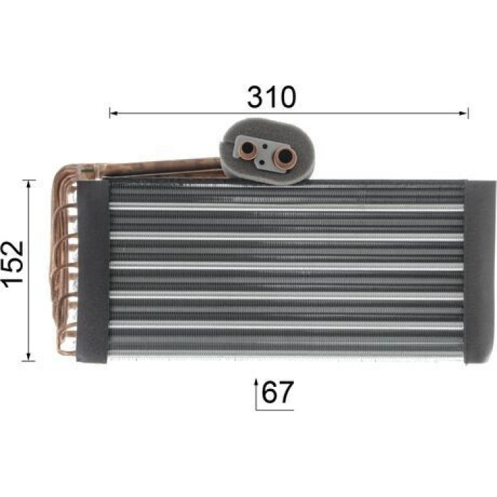 MAHLE Verdampfer, Klimaanlage AE 45 000P MAHLE Verdampfer, Klimaanlage AE 45 000P