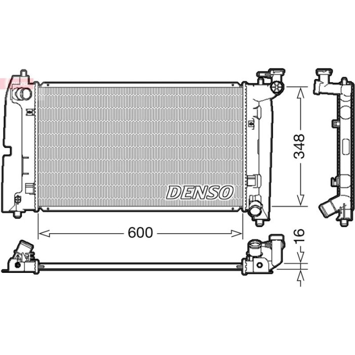 Denso Motorkühler DRM50085 Denso Motorkühler DRM50085